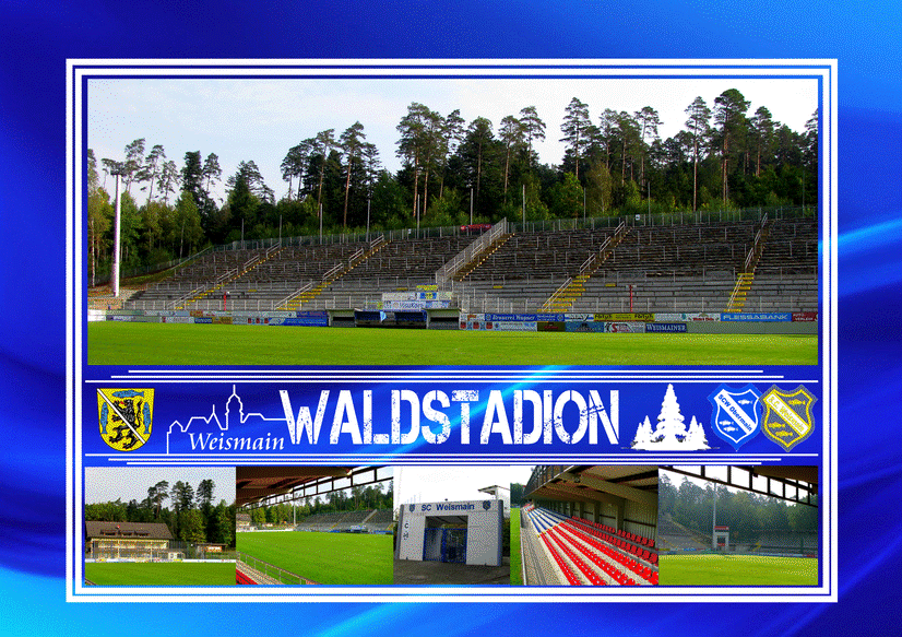 Waldstadion Weismain Postkarte